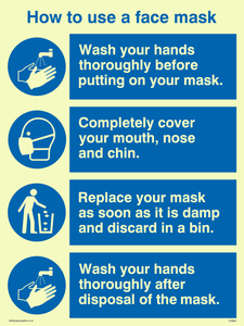 How to use a face mask