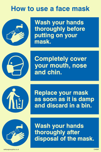 How to use a face mask