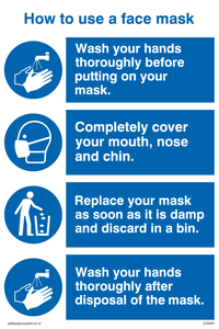 How to use a face mask