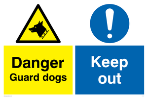 danger guard dogs keep out