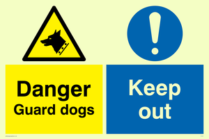 danger guard dogs keep out