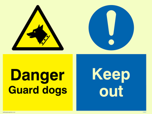 danger guard dogs keep out