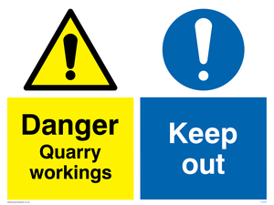 danger quarry workings keep out
