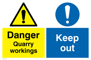 danger quarry workings keep out