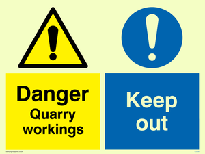 danger quarry workings keep out