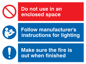 BBQ combination sign