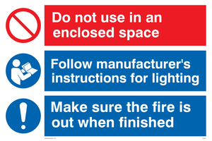 BBQ combination sign