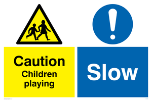 Children playing Slow Combination Sign 