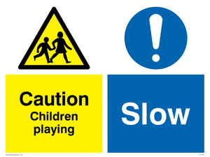 Children playing Slow Combination Sign