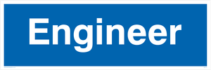 engineer - door sign