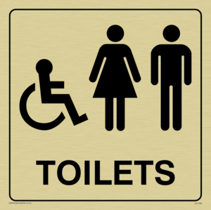 toilets - door sign