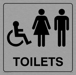 toilets - door sign