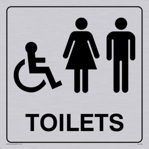 toilets - door sign