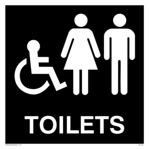 toilets - door sign