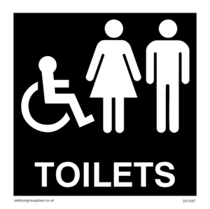 toilets - door sign