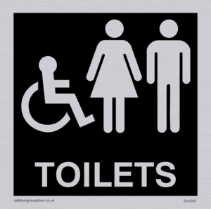 toilets - door sign