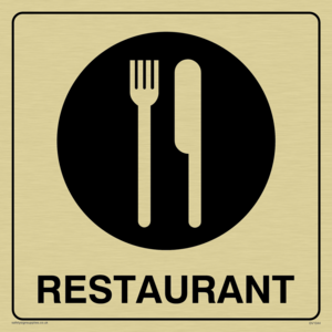 restaurant sign