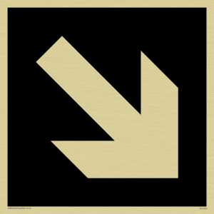 diagonal arrow only sign