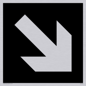 diagonal arrow only sign