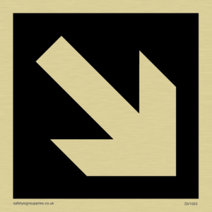 diagonal arrow only sign