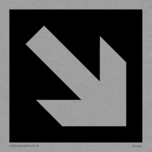 diagonal arrow only sign