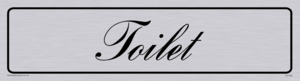 toilet - door sign