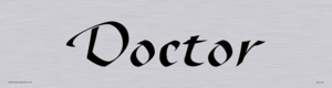 doctor - door sign