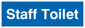 Staff Toilet sign 