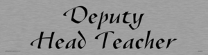 deputy head teacher - door sign