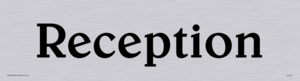 reception - sign