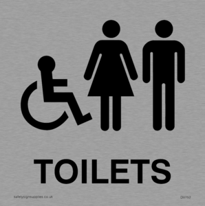 toilets - door sign