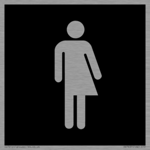 Non-gender specific in black panel