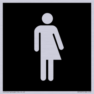 Non-gender specific in black panel