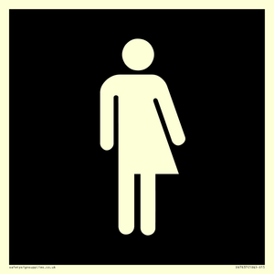 Non-gender specific in black panel