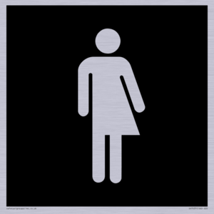 Non-gender specific in black panel