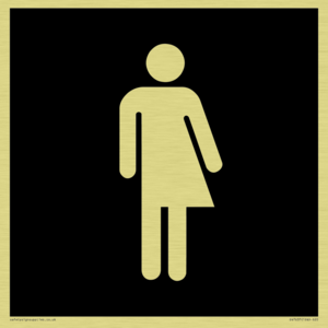 Non-gender specific in black panel