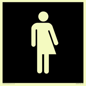 Non-gender specific in black panel