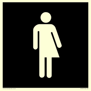 Non-gender specific in black panel