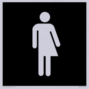 Non-gender specific in black panel