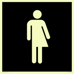 Non-gender specific in black panel