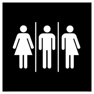 Female, Male and Non-gender specific in black panel