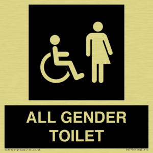 Disabled and Non-gender specific in black panel