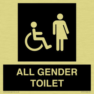 Disabled and Non-gender specific in black panel