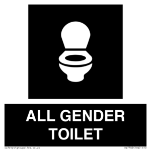 WC Toilet in black panel