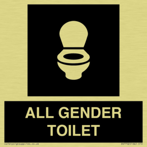 WC Toilet in black panel