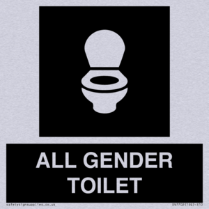 WC Toilet in black panel