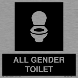 WC Toilet in black panel