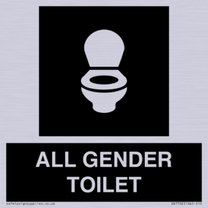 WC Toilet in black panel