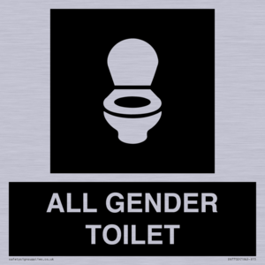 WC Toilet in black panel