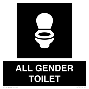 WC Toilet in black panel